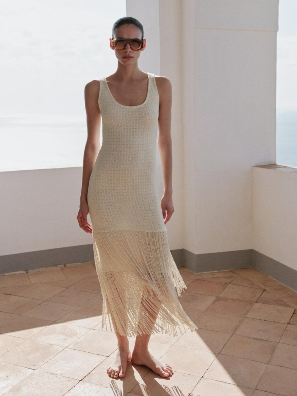 ZARA FRINGE DRESS